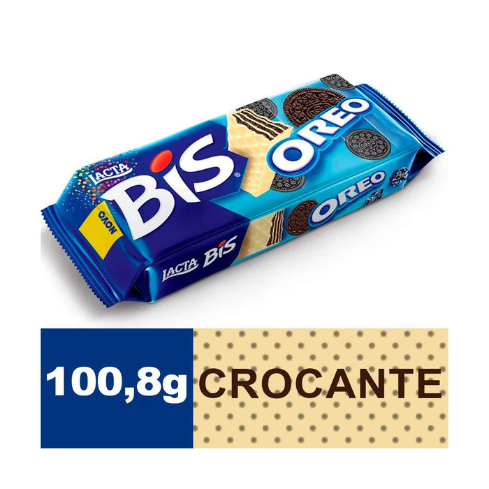 Chocolate Bis Oreo LACTA Caixa 100,08g com 16 unidades