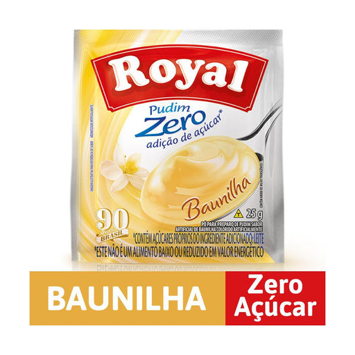 Pudim Zero Açúcar Sabor Baunilha ROYAL 25g