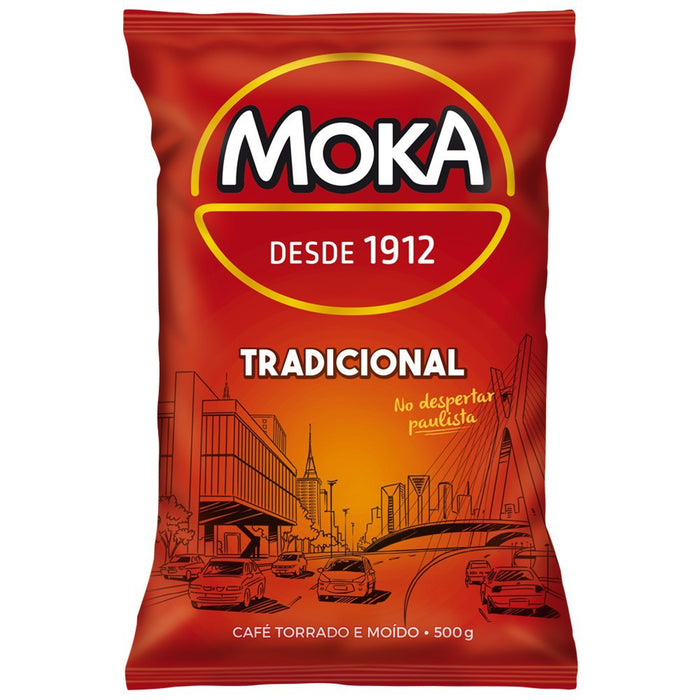 Café Torrado e Moído Tradicional MOKA Pacote 500g