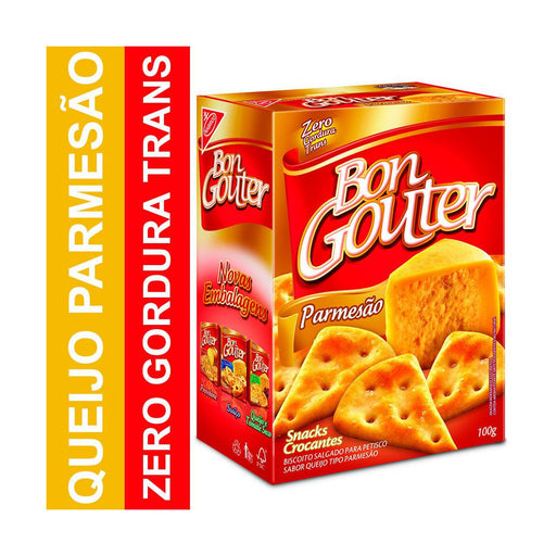 Biscoito BON GOUTER Queijo Parmesão Caixa 100g