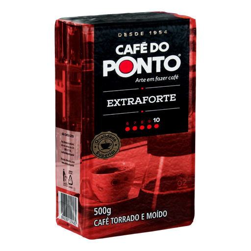 Café à Vácuo Torrado e Moído Extra Forte DO PONTO Pacote 500g
