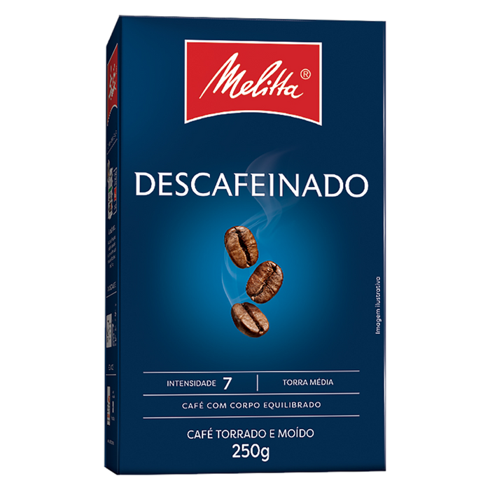 Café à Vácuo Torrado e Moído Descafeinado MELITTA Caixa 250g