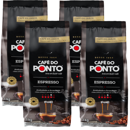 Roasted Ground Coffee Traditional 500g BRASILEIRO (Pack of 4)