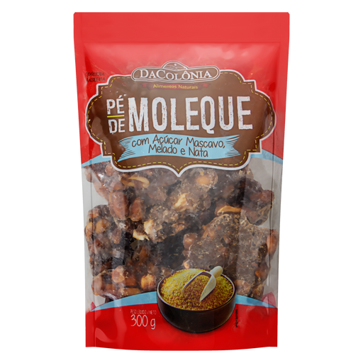 Pé de Moleque com Açúcar Mascavo com Nata 300g