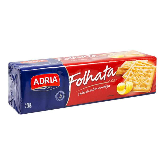 Biscoito ADRIA Cream Cracker Folhata Pacote 200g