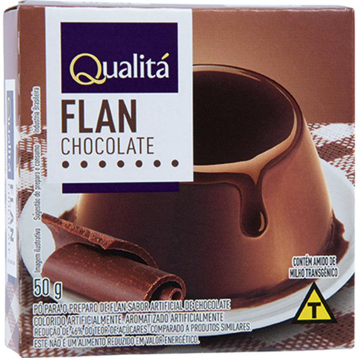 Pó para Flan de Chocolate QUALITÁ 50g