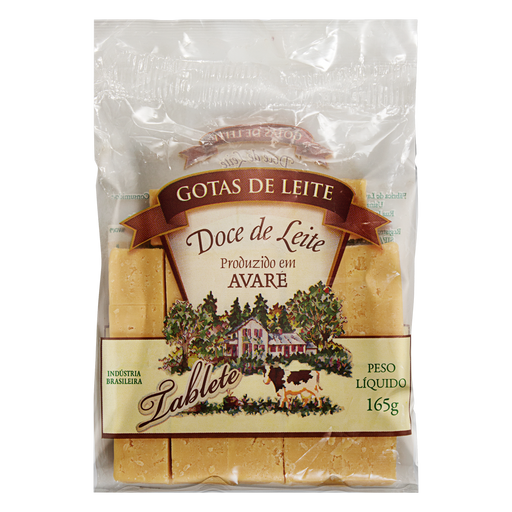 Doce de Leite em Tabletes AVARÉ 165g
