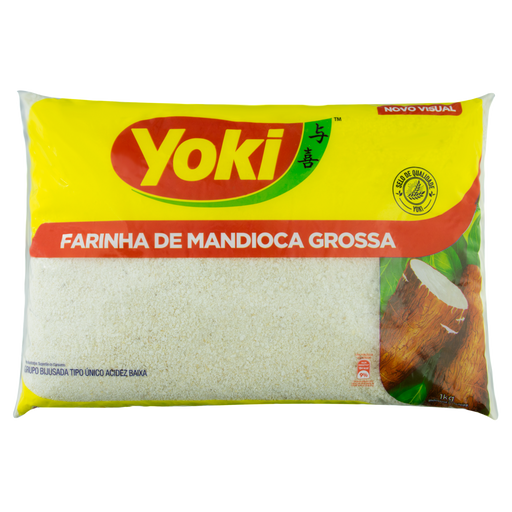Farinha de Mandioca Grossa YOKI Pacote 1kg