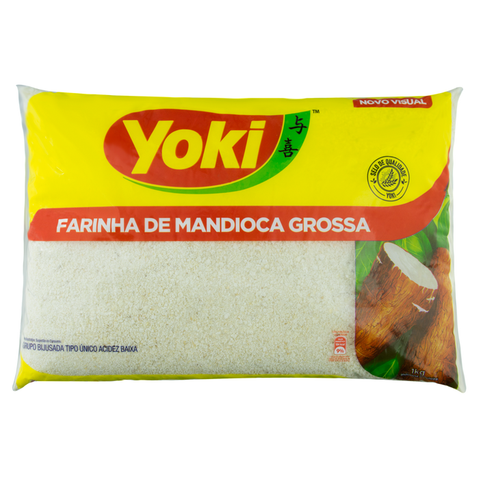 Farinha de Mandioca Grossa YOKI Pacote 1kg
