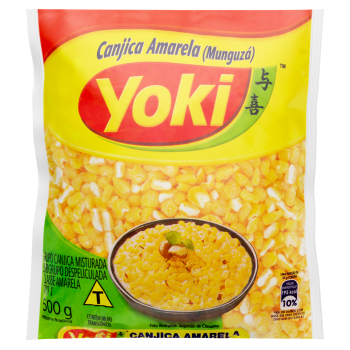 Milho para Canjica Amarela YOKI Pacote 500g