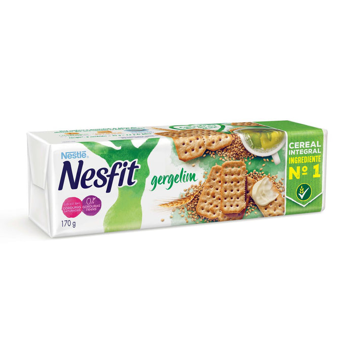 Biscoito Nestlé NESFIT Integral Gergelim Pacote 170g