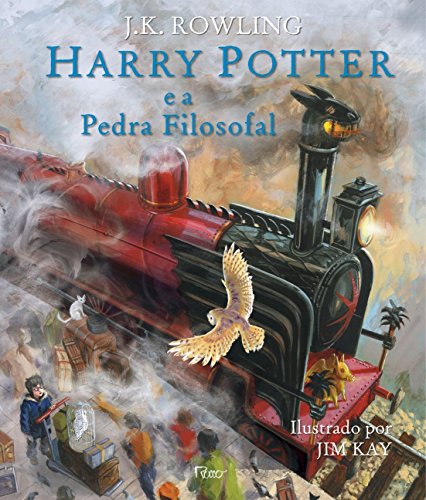 Harry Potter e a Pedra Filosofal - Edição Ilustrada - J.K. Rowling - Português