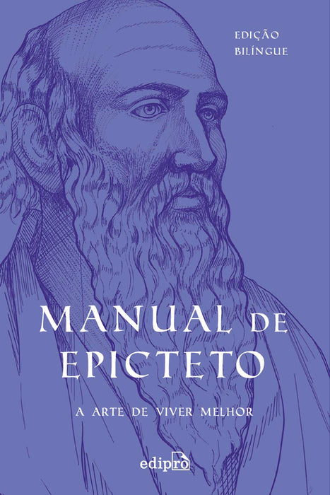 Manual de Epicteto: A arte de viver melhor: Edição Bilíngue com postal + marcador (Grego antigo) Capa comum