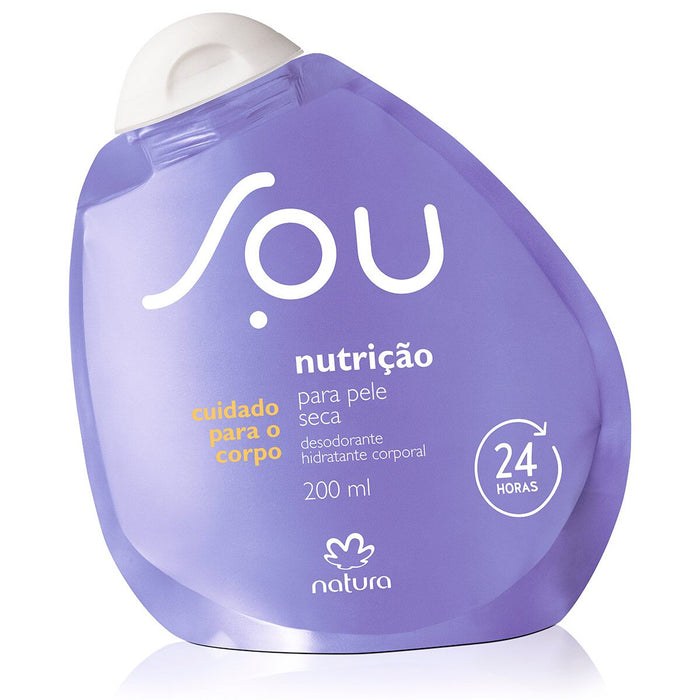 Natura SOU Nutrição Pele Seca / Deodorant Body Moisturizing Nutrition For Dry Skin I Am - 200ml