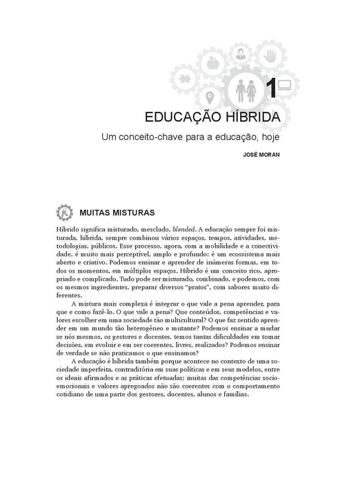 Ensino Híbrido: Personalização e Tecnologia na Educação (Português) Capa comum