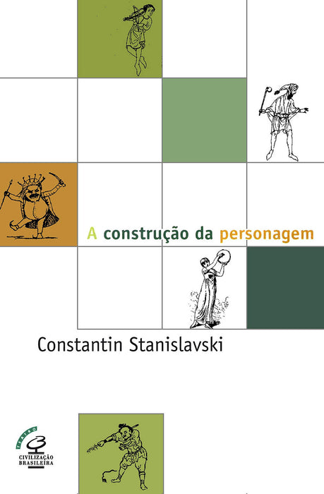A construção da personagem (Português) Capa comum