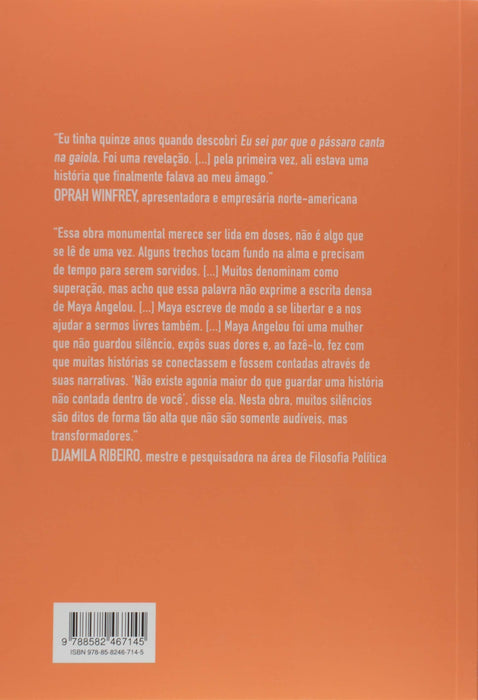 Eu sei por que o pássaro canta na gaiola (Português) Capa comum