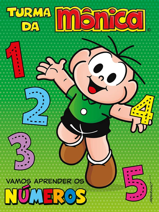 Turma da Mônica: Vamos Aprender os Números - Let's Learn the Numbers (Children’s Book - Portuguese Edition) - Ciranda Cultural - Pamphlet