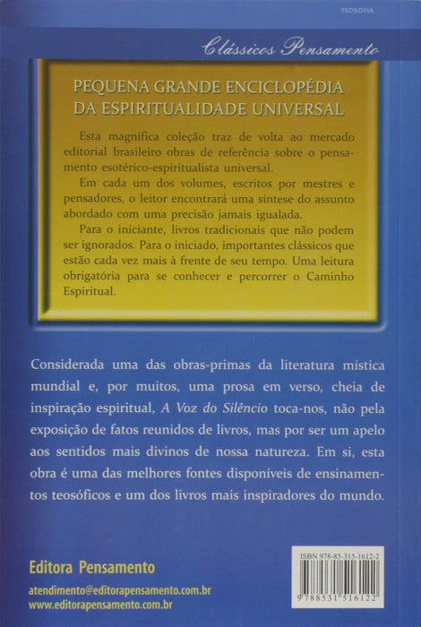 A Voz do Silêncio: Pequena Grande Enciclopédia Da Espiritualidade Universal (Português) Capa comum