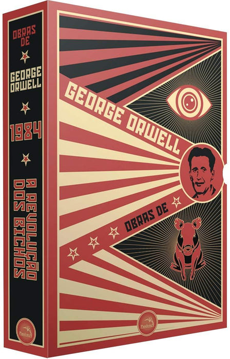 Box Obras De George Orwell + Pôster + Marcadores + Cards (Português) Capa comum