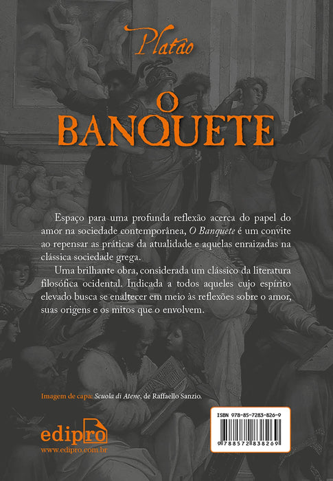O Banquete (Português) Capa comum