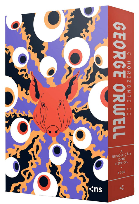 Box O horizonte de George Orwell (2 livros + pôster + suplemento) (Português) Capa comum