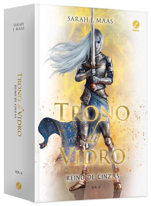 Trono de Vidro: Reino de Cinzas (Vol. 6) (Português) Capa comum