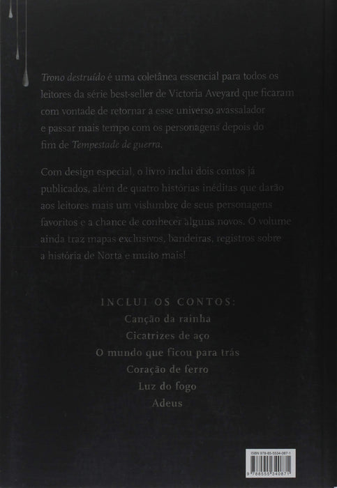 Trono destruído: Coletânea definitiva da série A Rainha Vermelha (Português) Capa comum