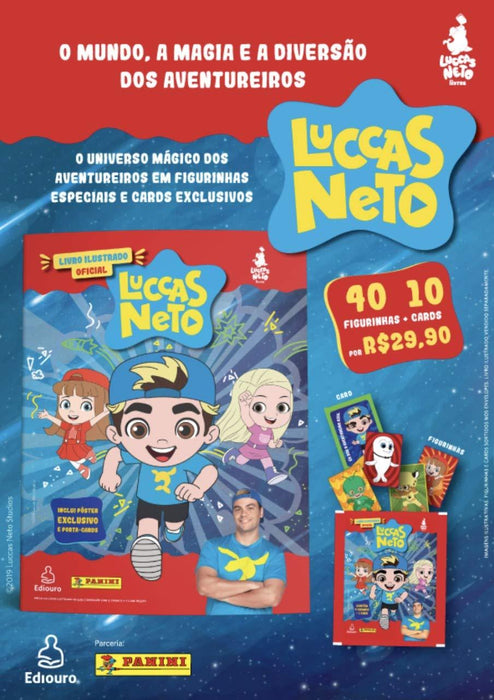 Kit Envelopes com cromos - Luccas Neto (Português) Folha solta