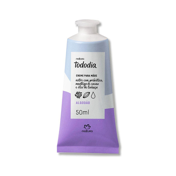 Natura TODODIA Algodão / Nutritious Deodorant Cream For Hands Cotton - 50ml