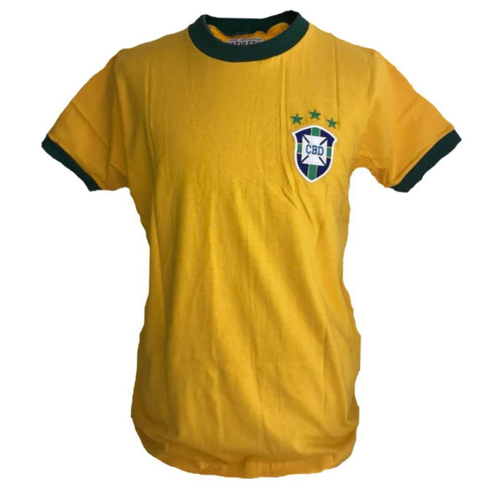 Pele Brazilian Soccer Jersey Team 1974 - Original Retro Athleta