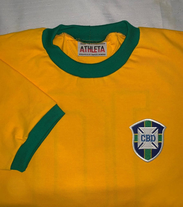 Pele Brazilian Soccer Jersey Team 1970 - Original Retro Athleta