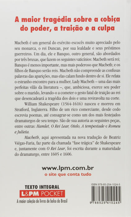 Macbeth: 203 (Português) Capa comum