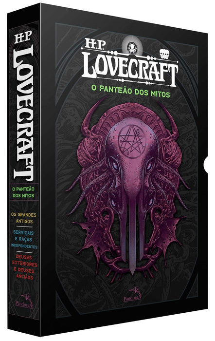 Box H. P. Lovecraft: O Panteão dos Mitos + Pôster + Marcadores (Português) Capa comum