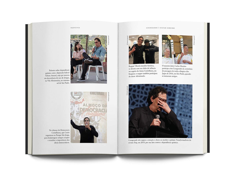 Travessia: As recaídas, os amigos, os amores e as ideias que fizeram parte da trajetória da minha vida (Português) Capa comum