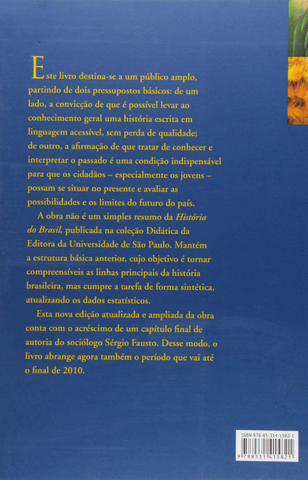 História Concisa do Brasil (Português) Capa comum