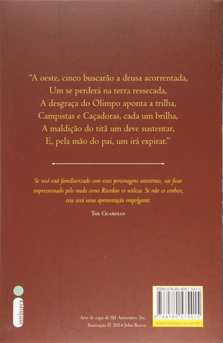 A Maldição do Titã - Volume 3. Série Percy Jackson e os Olimpianos (Português) Capa comum