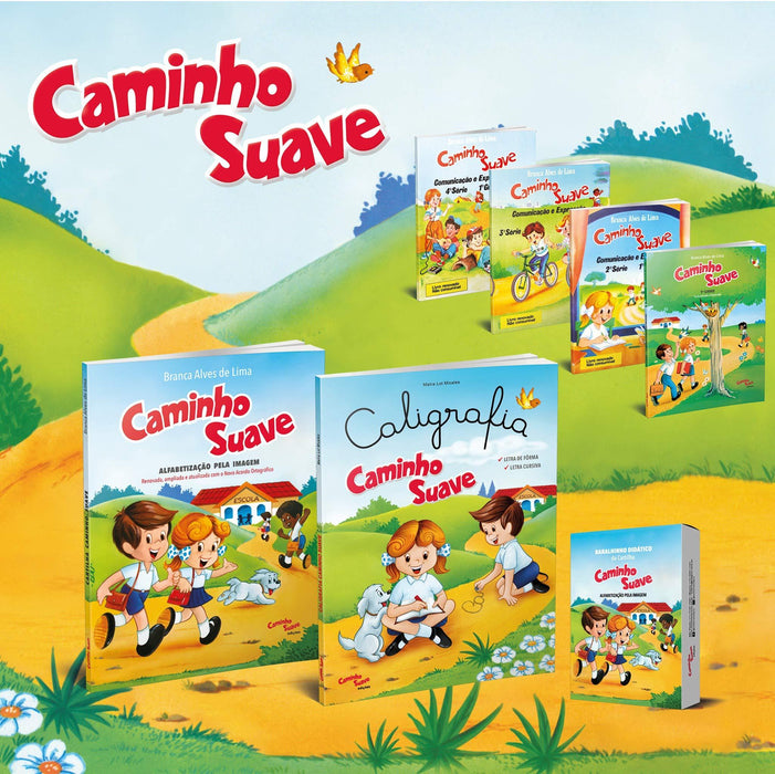 Baralhinho didático da Cartilha Caminho Suave (Português) Folha solta