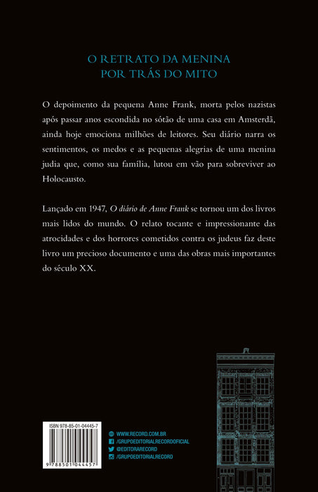 O diário de Anne Frank (Português) Capa comum