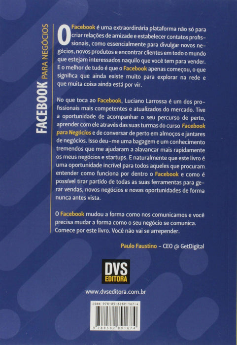 Facebook para Negócios: Como vender através da maior rede social do mundo (Português) Capa comum