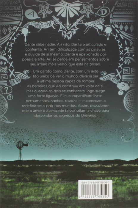 Aristóteles e Dante descobrem os segredos do universo (Português) Capa comum