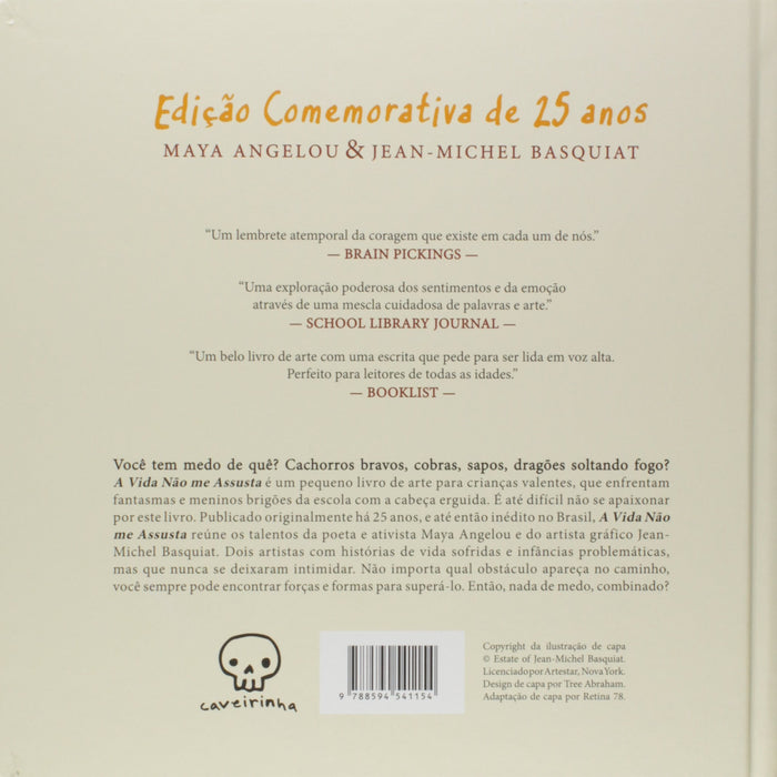 A vida não me assusta (Português) Capa dura