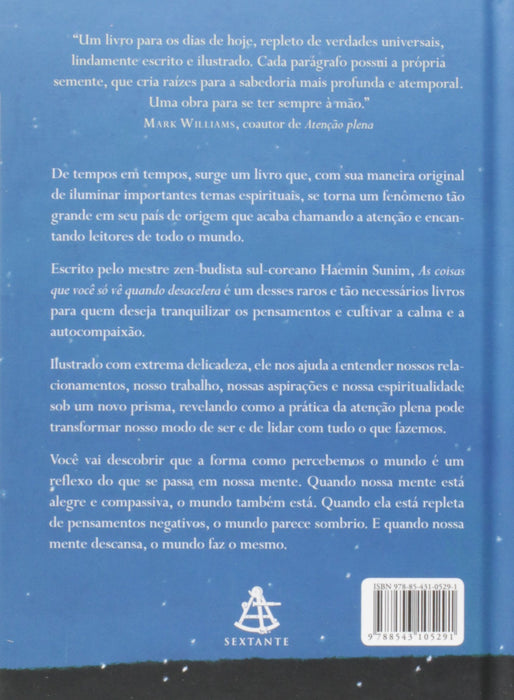 As coisas que você só vê quando desacelera (Português) Capa dura
