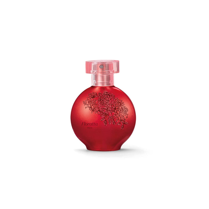 Kit Gift Floratta: Rose Deodorant Cologne 75ml + Moisturizing Lotion 200ml + Red Deodorant Cologne 30ml - o Boticario