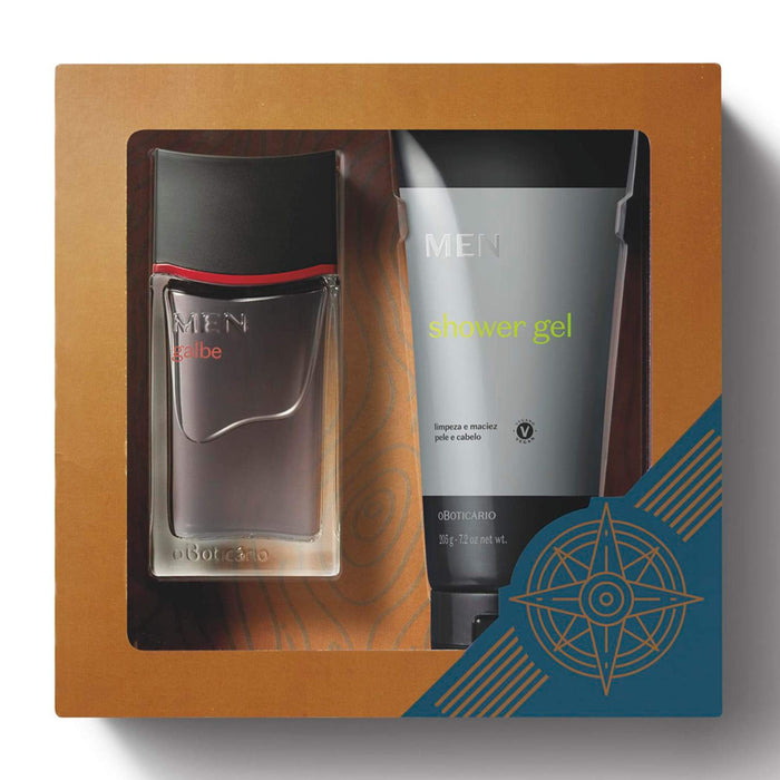Gift Kit Men Galbe: Deodorant Cologne 100ml + Shower Gel 3 In 1 205g - o Boticario