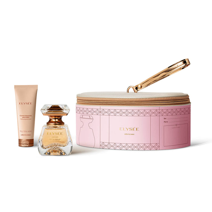 Kit Gift Elysée: Eau De Parfum 50ml + Cream For Hands 50g + Nude Folk - o Boticario