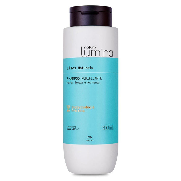 Natura LUMINA Purificante Cabelos Lisos / Purifying Shampoo Smooth Hair - 300ml