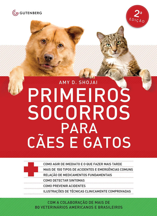 Primeiros socorros para cães e gatos (Português) Capa comum