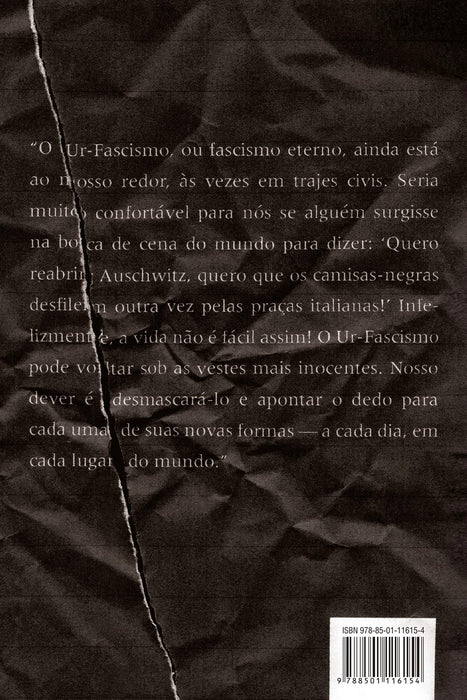 O fascismo eterno (Português) Capa comum