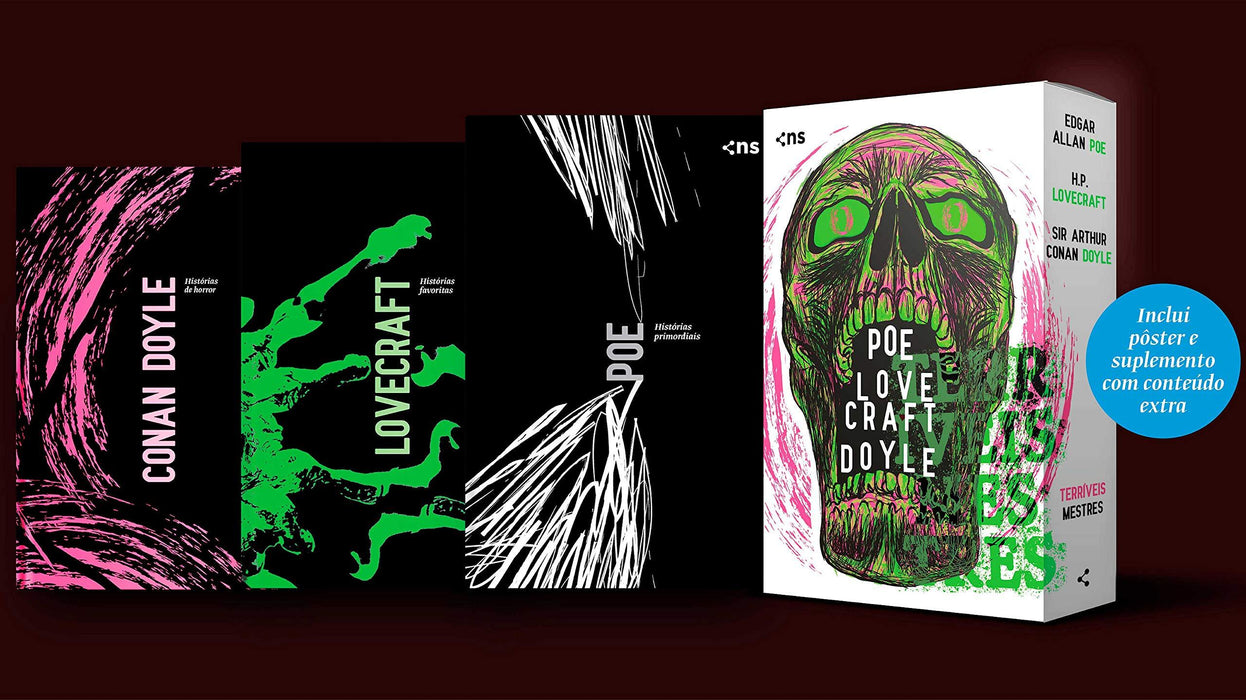 Box Terríveis Mestres (3 livros + pôster + suplemento) (Português) Capa comum